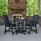 Highwood Usa Weatherly 3pc Round Counter Height Outdoor Patio Furniture Dining Set AD-CNW36-FBE - alternate 2